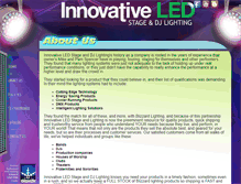 Tablet Screenshot of innovativeledsales.com